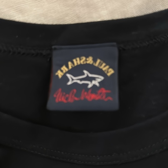 Paul & Shark X Nick Wooster. Men’s. Long sleeved black shirt - Picture 3 of 4